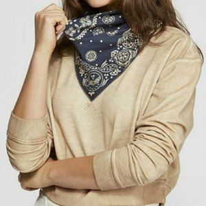 Free People Bandana Sweatshirt
